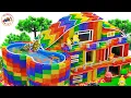 Download Lagu DIY CREATIVE! Build a modern villa with a swimming pool using magnetic balls