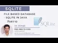 SQLite - part 10 Delete row from table