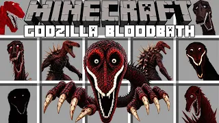 Minecraft GODZILLA BLOODBATH MOD / GODZILLA BLOODBATH HORROR MOD! (Minecraft Mods)