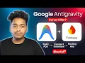 I Built a Full App Using Google Antigravity NO CODING Needed Telugu Tutorial