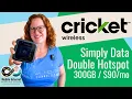 Cricket Wireless Doubles Hotspot Data on Simply Data Plans - 300GB for