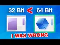 The TRUTH About 32-Bit vs 64-Bit Performance