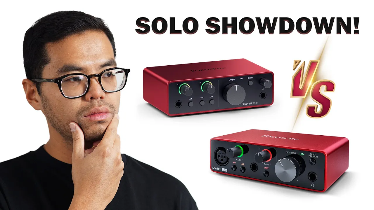 Outline Video Focusrite Scarlett Solo 4th vs. 3rd Gen | Worth the Upgrade?