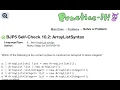 Java Practice It Self-Check 10 2 ArrayListSyntax array list syntax arraylist