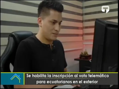 Se habilita la inscripción al voto telemático para ecuatorianos en el exterior