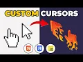EASY CUSTOM CURSORS in HTML CSS JavaScript