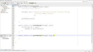 LEARNING JAVA Passing Arrays Into Methods