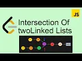 LeetCode 160 Intersection of two linked lists - Easy Javascript