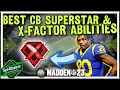 Best CB Superstar and X Factor Abilities in Madden 23 Franchise Mode