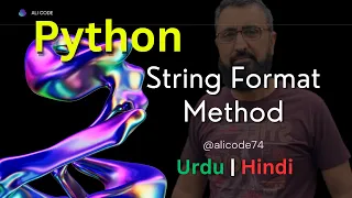 String Format Method in Python Tutorial 30 Python Tutorial in Hindi Urdu Learn Python
