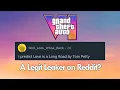 Did a Reddit User Leak Accurate GTA VI Information