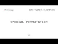Special Permutation Codeforces Constructive Algorithms