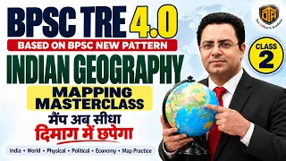 BPSC TRE 4.0 Indian Geography | Mapping Masterclass | Map Based Questions |The Officer's Academy