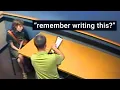 Caught by her own diary