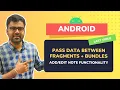Android Pass Data Between Fragment RecyclerView Item Click CheezyCode Hindi