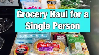 HEB Grocery Haul for a Single Woman