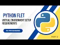Flet 2 Virtual Environment Setup and Generate Requirements txt