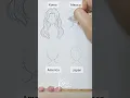 Pt 7Japan vs Mexico vs Korea vs America - How to draw hair for anime girl