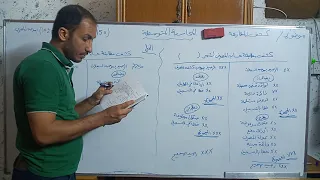 محاسبة متوسطة كشف مطابقة حساب المصرف الجزء الاول 