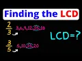 Finding the Least Common Denominator LCD Between 2 Fractions Eat Pi