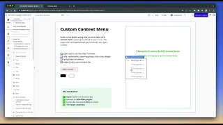 Custom Context Menu Bubble io Tutorial