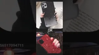 لو خيروك بين اللون الاسود واللون الاحمر 