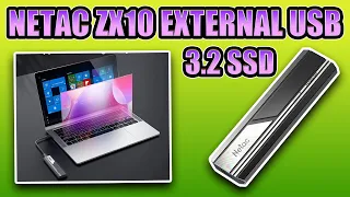 netac zx10 external usb 3 2 ssd speed test on m1 macbook pro and pc