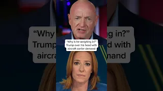 Why is he weighing in Trump over his head with aircraft carrier demand