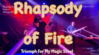 Download Rhapsody of Fire - Triumph for My Magic Steel @Turock, Essen - Feb 28, 2020 LIVE 4K MP3