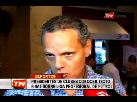 Presidentes de clubes conocen textos final sobre liga profesional de fútbol