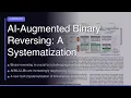 SoK AI-Augmented Binary Reversing