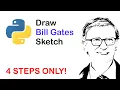 I Never Thought of Drawing Bill Gates in Python