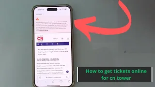 how to get tickets online for the cn tower