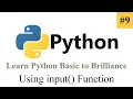 Using input function in python Step 9 2021