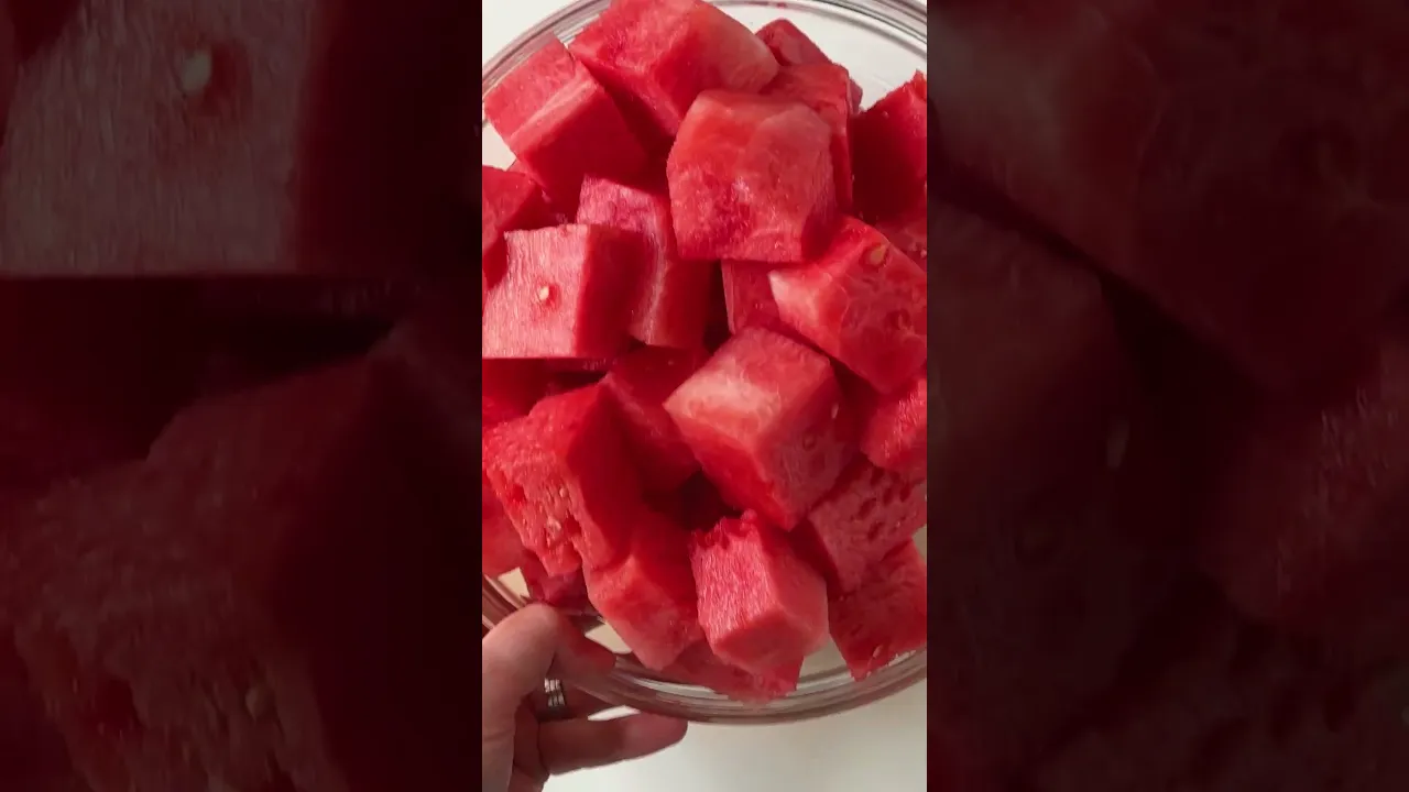 Easy Savory Watermelon Salad #Shorts