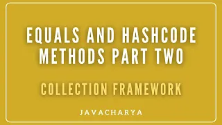 06 - equals and hashCode methods part 2