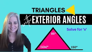 Solving Triangles with Exterior Angles