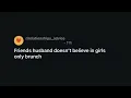 Friend s Husband Doesn t Believe In Girls Only Brunch Full Reddit Storytime Advice