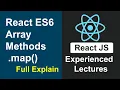 React JS Experienced Lectures - React JS ES6 Arrays Methods In Hindi