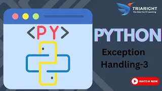 Exception Handling in Python Finally Block Cleanup Actions Python Tutorial Chapter 22 - Part 3