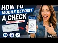How to mobile deposit a check with Arvest Bank