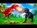 Download Lagu Dinosaur Fight | Red T Rex Vs Black T Rex - Dinosaurs Battle In Jurassic World