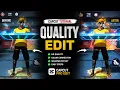 1 Min CapCut Quality Edit Tutorial Before vs After Free Fire Editing