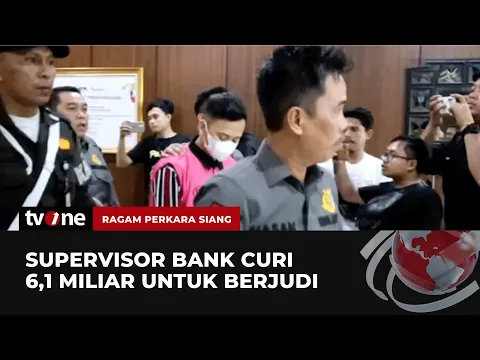 Curi Rp6,1 M untuk Berjudi, Supervisor Bank jadi Tersangka