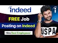 Free Job Posting on Indeed in 5 Minutes No Paid Ads Needed