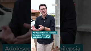 Adolescente com epilepsia é morto a tiros após abordagem policial | #DomingoEspetacular #shorts