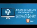 20 Generar menu de bootstrap usando la libreria WP Bootstrap Navwalker