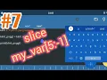 Part 7 Slicing Learn Python on Android Phones