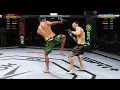 UFC 4 - I Can t Believe This Worked Rolling Thunder into Flying Double Knee KO