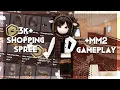 3k Roblox Shopping Spree Mm2 Gameplay